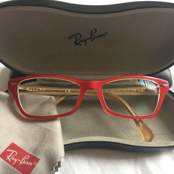 armação óculos grau ray ban