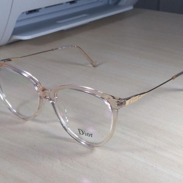 armação de óculos de grau feminino dior d1133