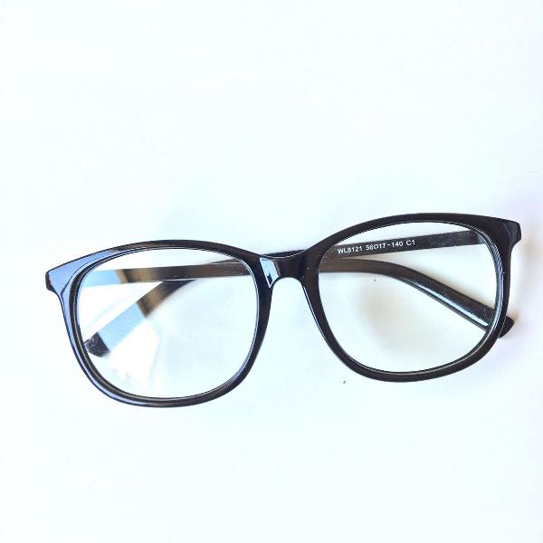 armação de grau | óculos na cor preta