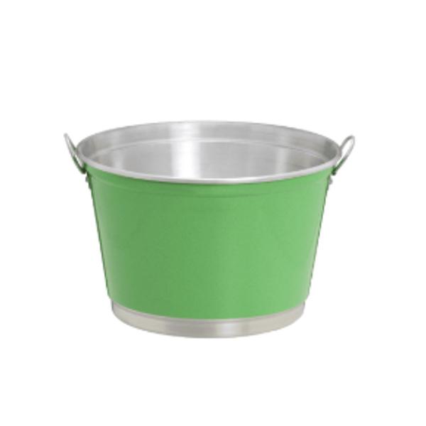 balde para gelo 9 lts alumínio -green color