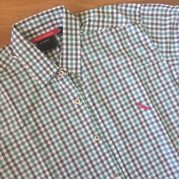 camisa xadrez reserva