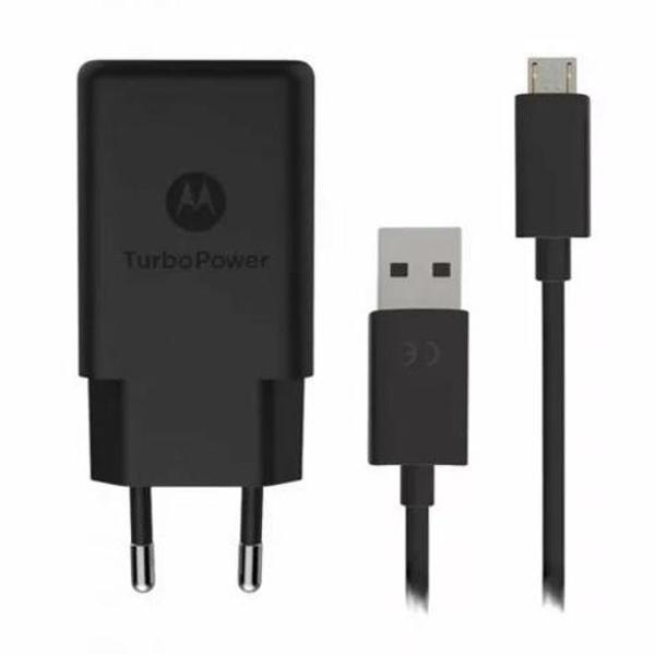 carregador original motorola turbo power micro usb para moto