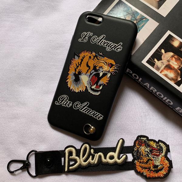 case gucci iphone 6/6s com alça