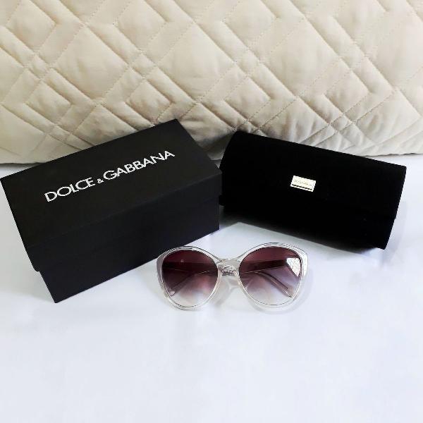 culos de sol Dolce &amp; Gabbana lilás grande lente