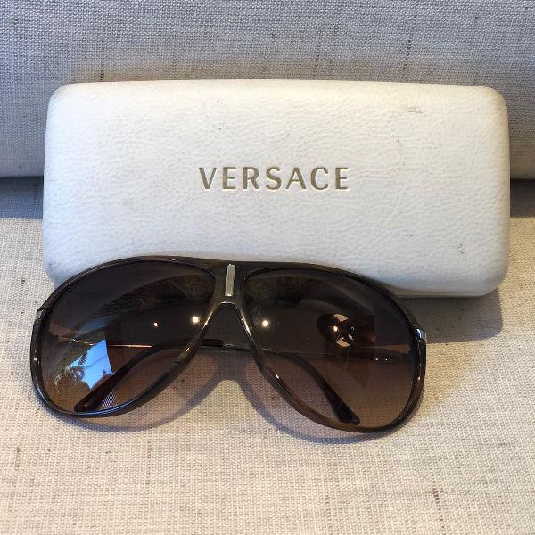 culos de sol versace marrom