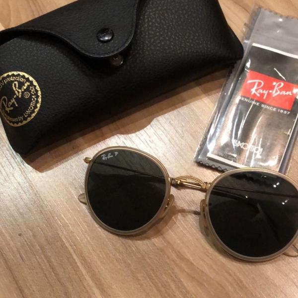 culos ray ban dobrável nunca usado novo