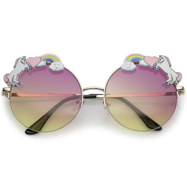 culos redondo - lentes coloridas - unicornio
