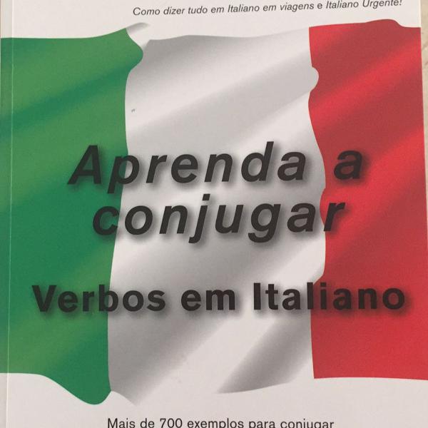 livro aprenda a conjugar verbos em italiano