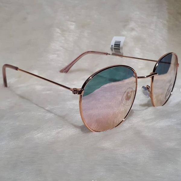 oculos de sol feminino redondo rosa aeropostale