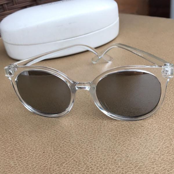 oculos de sol transparente urban outfitters