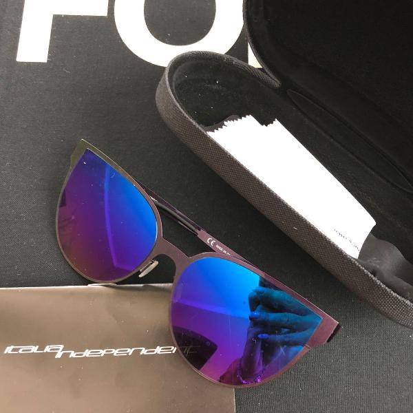 oculos espelhado gatinha italia independence