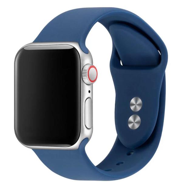 pulseira apple watch 38/40 mm azul petróleo