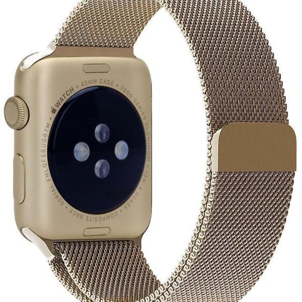 pulseira para apple watch aço magnética