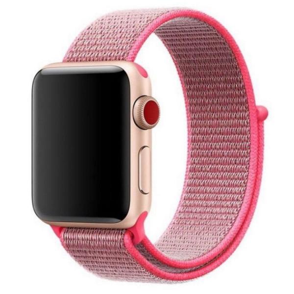 pulseira para apple watch rosa neon