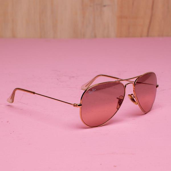rayban dourado muso