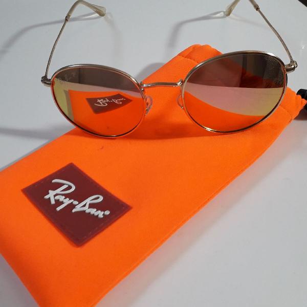 rayban espelhado lentes rosa