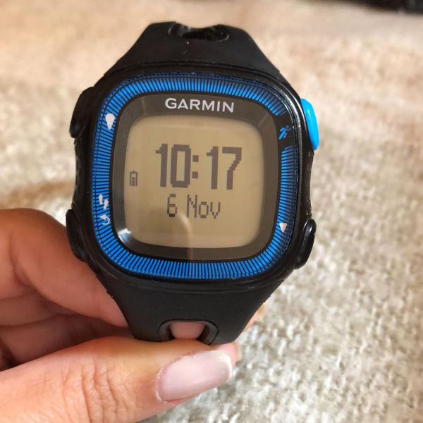 relógio gps garmin forerunner 15 novo grande