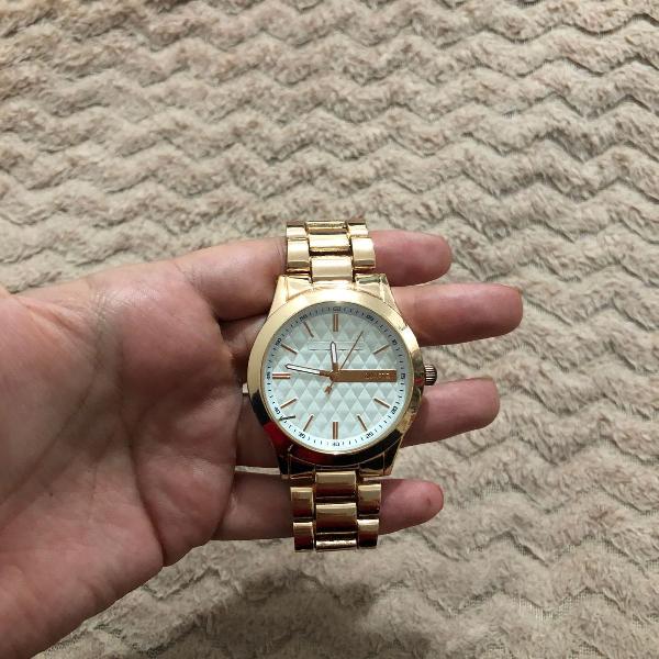 relógio michael kors dourado