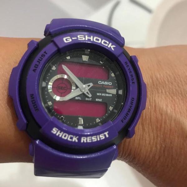 relogio casio g-shock roxo