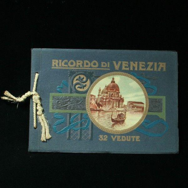 souvenir de veneza com 32 vistas - impresso na itália