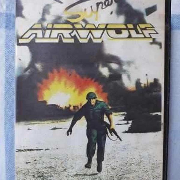 super airwolf crossfire chipado com capa mega drive genesis