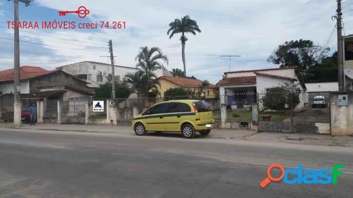 Casa 02 qts. + anexo, amplo terreno, centro. Araruama.
