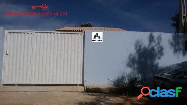 Casa Nova, 02 qtos (1 suíte), garagem, com RGI, Araruama.