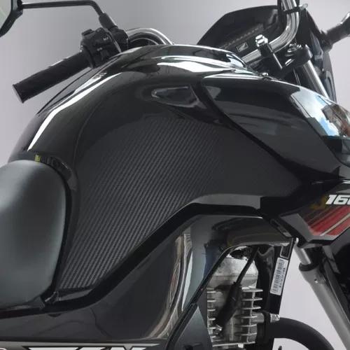 Adesivo Protetor Lateral Carbo2 Tanque Moto Honda Cg Fan 160
