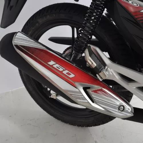 Adesivo Protetor M9 Escape Escapamento Moto Honda Cg Fan 160