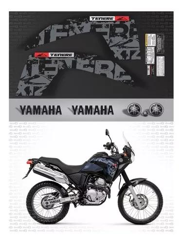 Kit Completo Adesivo Yamaha Tenere 250 2013 Preta Tnr008