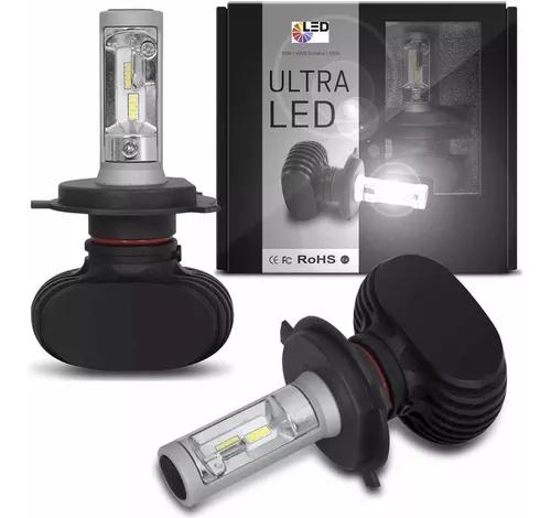 Kit Lampada Led Automotiva Ultra Led Shock Light Encaixe H4