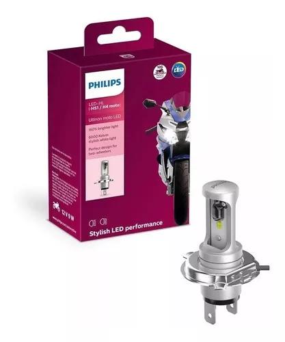 Lampada Philips Led Ultinon Hs1/h4 Moto 12v Branca 9w
