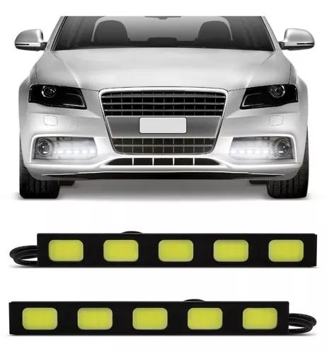 Par Lâmpada 5 Leds Auxiliar Drl Universal 6000k Efeito