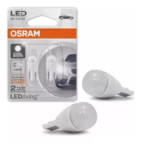 Par Lâmpada Led Pingo Osram Ledriving W5w T10 6000k Placa