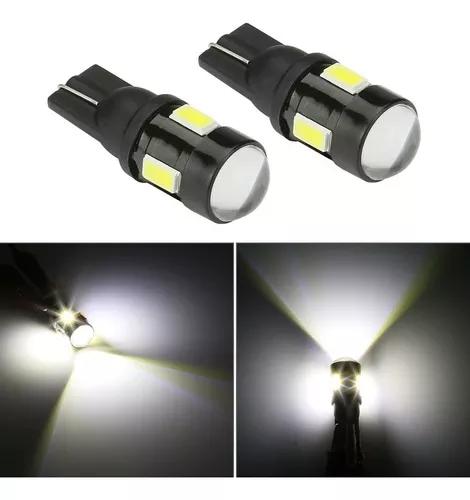 Par Lâmpada Super Pingo T10 6 Leds Xenon Farol Teto Frete