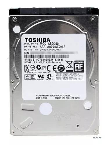Hd 500gb Toshiba P/ Notebook E Netbook Sata 5400 Rpm 8m 2.5