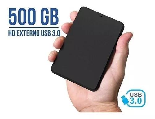 Hd Externo 500gb De Bolso Usb 3.0 Novo Garantia