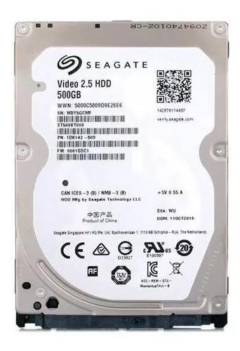 Hd Note 500gb Sata Seagate Slim Video 2.5 Lacrado