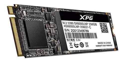 Ssd 256gb M.2 Adata Xpg Asx6000lnp-256gt-c 1800mbs / 900mbs