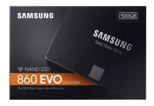 Ssd 500gb Samsung 860 Evo 6gb/s 2.5 550mb/s Original Lacrado