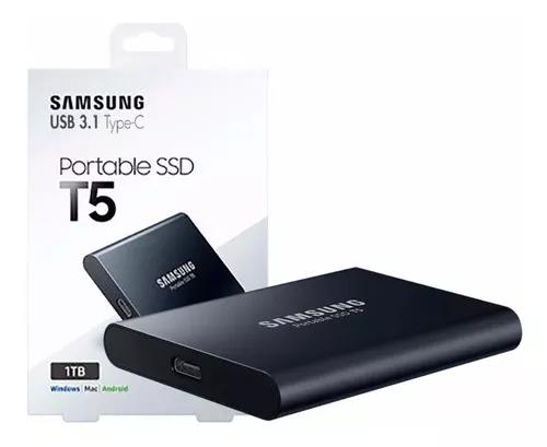 Ssd T5 Samsung 1tb Portátil Externo Usb3.1 Lacrado 12xs/j