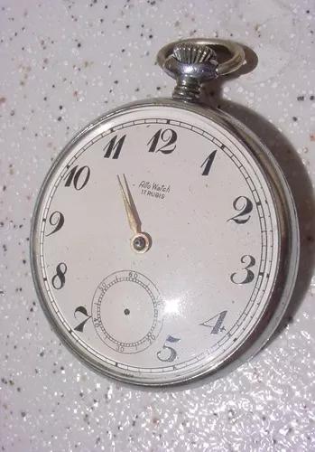 Antigo Relógio Bolso Marca Alto Watch Ano 1930 Leia
