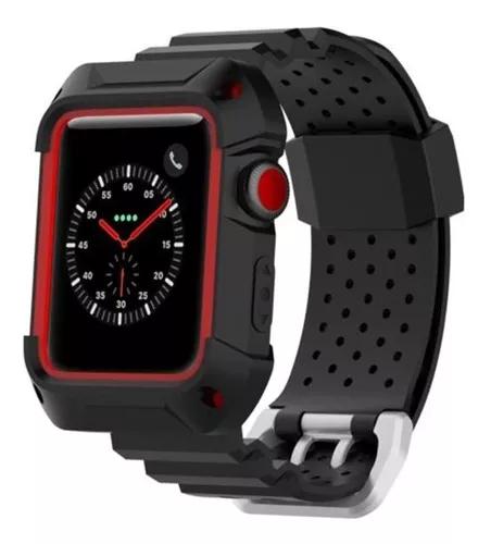 Apple Watch Pulseira Respirvel Duas Cores 38mm_black Red