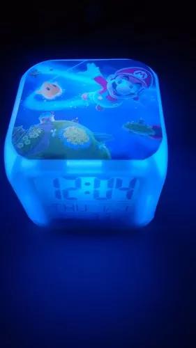 Despertador Digital Led Minions Frozen Mario Mickey Pok