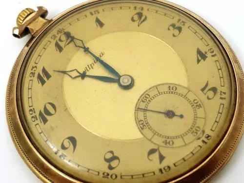 Relógio Bolso Alpina Tissot Omega Ouro Swiss Made - Leia