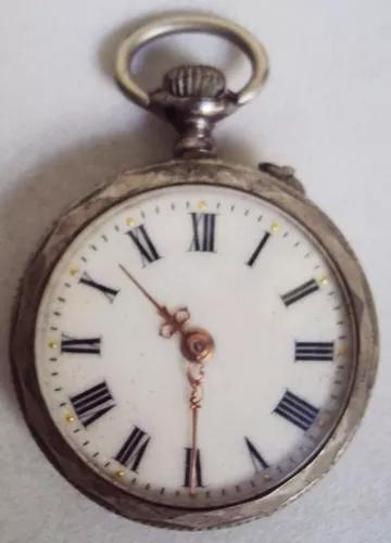 Relógio Bolso Antigo Francês Maquinário R