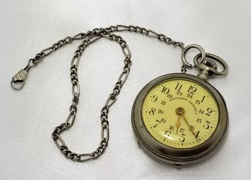Relógio Bolso Antigo Roskopf Patent Swiss Made