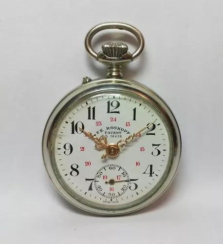 Relógio De Bolso Roskopf Raríssimo Nesse Estado Ano 1900.