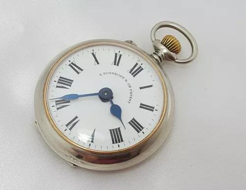 Relógio De Bolso Roskoph Patent Impecável