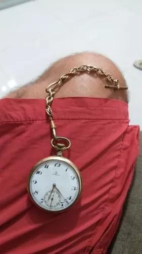 Relógio De Bolso Suisso Antigo Da Marca Ômega